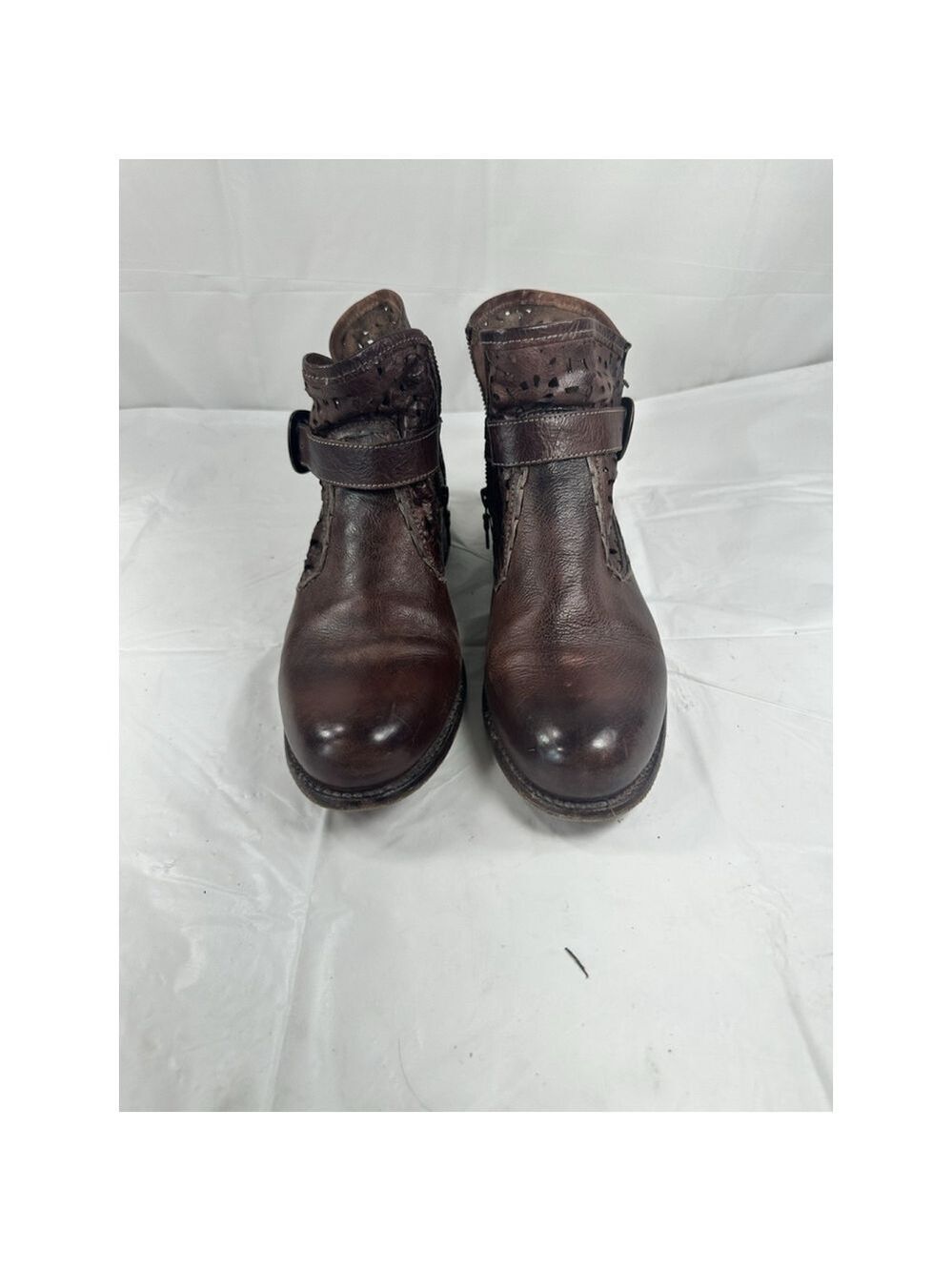 BED STU $255 TEAK DIP DYE HEATHER LEATHER BOOTS SZ 11 - Picture 4 of 16